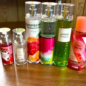 Body Sprays Galore!Never used from bath & body works. 1 price for the entire set